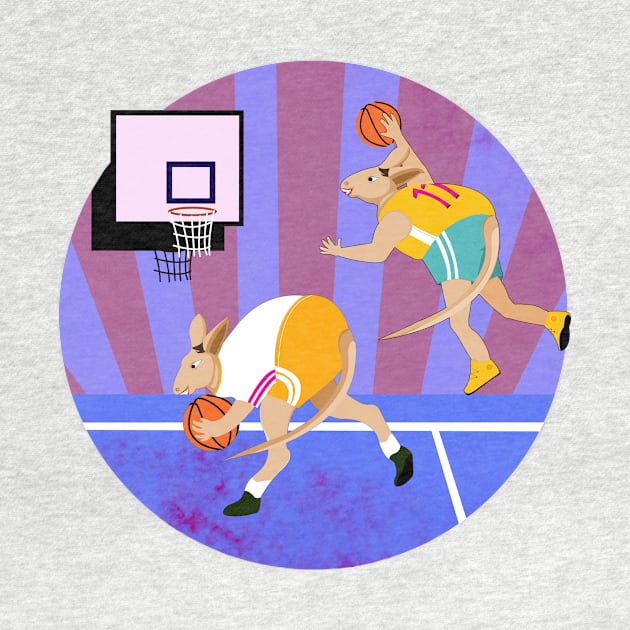 Basketball Kangaroos by momomoma